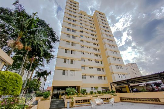 Fachada do bloco de apartamento à venda com 3 quartos, 73m² em Vila Carrao, São Paulo