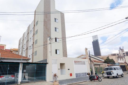 Fachada de kitnet/studio para alugar com 1 quarto, 10m² em Vila São Pedro, Santo André