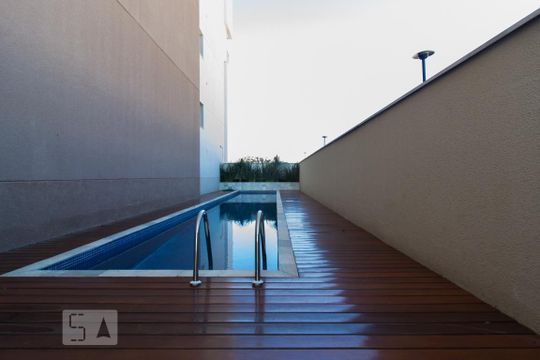 Área comum - Piscina de kitnet/studio para alugar com 1 quarto, 38m² em Parque Campolim, Sorocaba