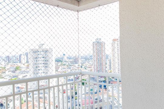 Varanda da Sala de apartamento para alugar com 2 quartos, 60m² em Silveira, Santo André
