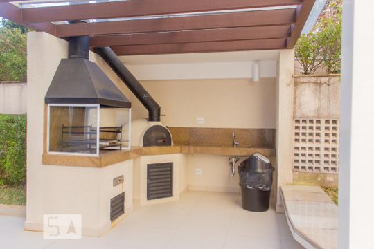 Área comum - Churrasqueira de apartamento para alugar com 2 quartos, 60m² em Silveira, Santo André