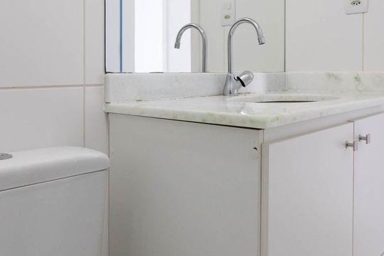 Banheiro canadense de apartamento para alugar com 3 quartos, 88m² em Recreio dos Bandeirantes, Rio de Janeiro