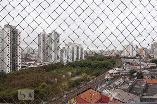 Vista da varanda da sala de apartamento à venda com 1 quarto, 44m² em Campos Elíseos, São Paulo
