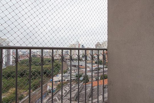 Varanda da Sala de apartamento à venda com 1 quarto, 44m² em Campos Elíseos, São Paulo