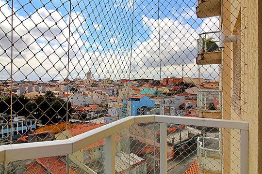 Varanda da Sala de apartamento para alugar com 2 quartos, 55m² em Parque das Nações, Santo André