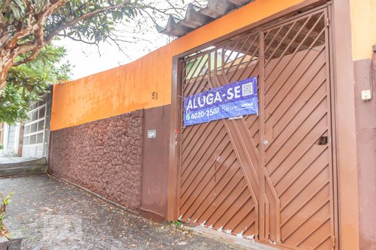 Fachada de casa para alugar com 1 quarto, 60m² em Jardim Silvestre, São Bernardo do Campo