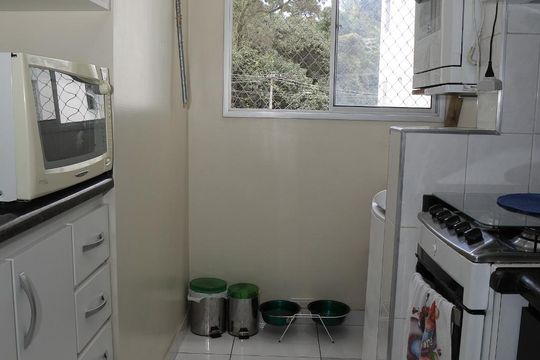 Cozinha e Despensa de apartamento para alugar com 2 quartos, 52m² em Demarchi, São Bernardo do Campo