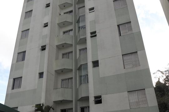 Fachada do bloco de apartamento para alugar com 2 quartos, 52m² em Demarchi, São Bernardo do Campo