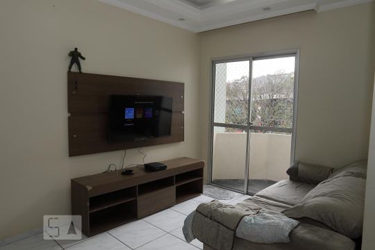 Sala de apartamento para alugar com 2 quartos, 52m² em Demarchi, São Bernardo do Campo