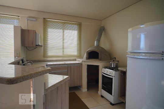 Área comum - Salão de festas de apartamento para alugar com 2 quartos, 90m² em Chácara das Pedras, Porto Alegre