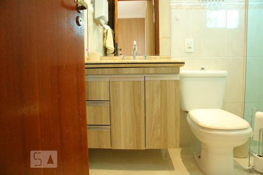 Banheiro Quarto 1 - Suíte de casa à venda com 3 quartos, 160m² em Vila Moinho Velho, São Paulo
