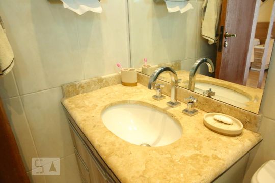 Banheiro Quarto 1 - Suíte de casa à venda com 3 quartos, 160m² em Vila Moinho Velho, São Paulo