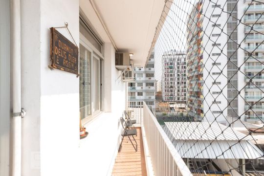 Varanda da Sala de apartamento à venda com 2 quartos, 83m² em Rio Comprido, Rio de Janeiro