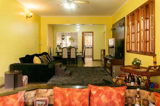 Sala de casa para alugar com 3 quartos, 210m² em Vila Siqueira (zona Norte), São Paulo