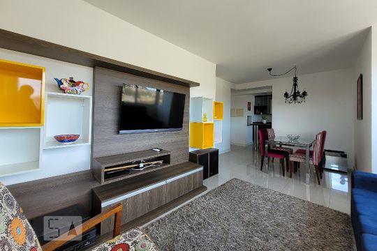 Sala de apartamento à venda com 1 quarto, 55m² em Jardim Botânico, Porto Alegre