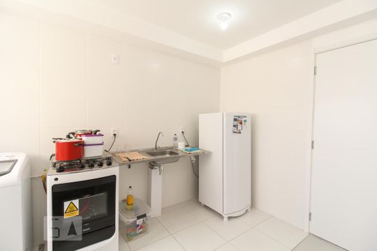 Cozinha de apartamento à venda com 2 quartos, 46m² em Vila Zat, São Paulo