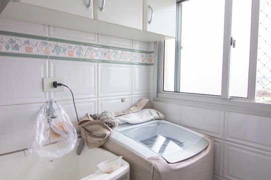 Área de Serviço de apartamento para alugar com 2 quartos, 58m² em Anhangabaú, Jundiaí