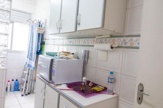 Cozinha - Armários de apartamento para alugar com 2 quartos, 58m² em Anhangabaú, Jundiaí