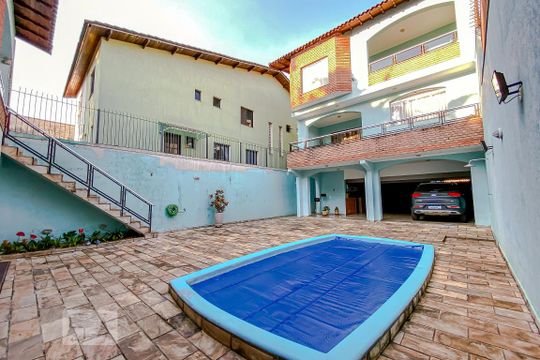 Área comum - Piscina de casa à venda com 3 quartos, 610m² em Vila Bertioga, São Paulo