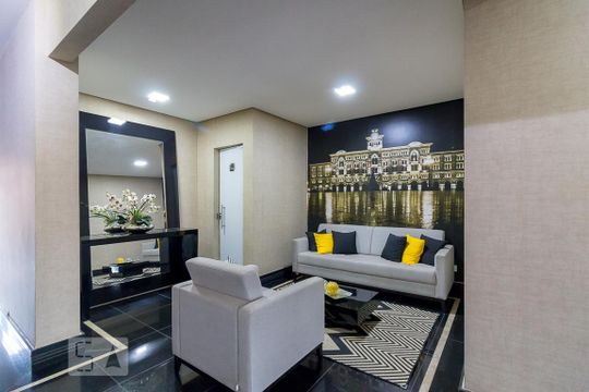 Hall de entrada do prédio de apartamento à venda com 3 quartos, 78m² em Ponte Grande, Guarulhos