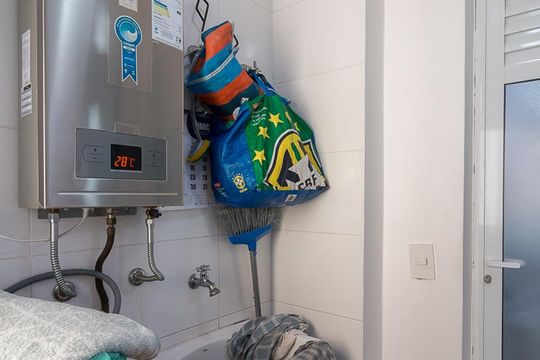 Área de serviço de apartamento à venda com 3 quartos, 78m² em Ponte Grande, Guarulhos