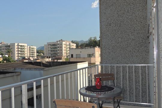 Varanda de apartamento à venda com 2 quartos, 82m² em Taquara, Rio de Janeiro