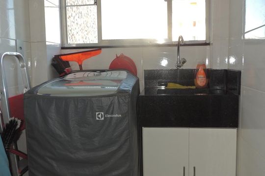 Área de Serviço de apartamento à venda com 2 quartos, 82m² em Taquara, Rio de Janeiro