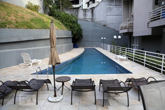 Área comum - Piscina de apartamento à venda com 1 quarto, 90m² em Vila Suzana, São Paulo