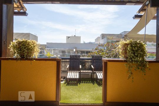 Varanda da frente de apartamento à venda com 4 quartos, 473m² em Recreio dos Bandeirantes, Rio de Janeiro