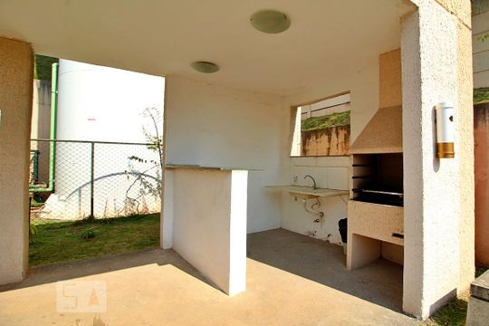 Área Comum - Churrasqueira de apartamento para alugar com 2 quartos, 40m² em Vila Lutécia, Santo André