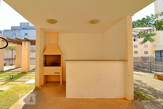 Área Comum - Churrasqueira de apartamento para alugar com 2 quartos, 40m² em Vila Lutécia, Santo André