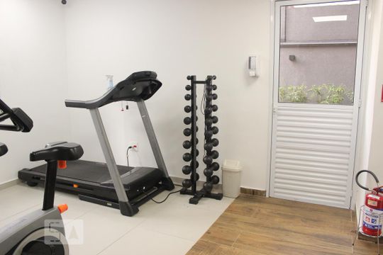Área comum - Academia de kitnet/studio para alugar com 1 quarto, 27m² em Sé, São Paulo
