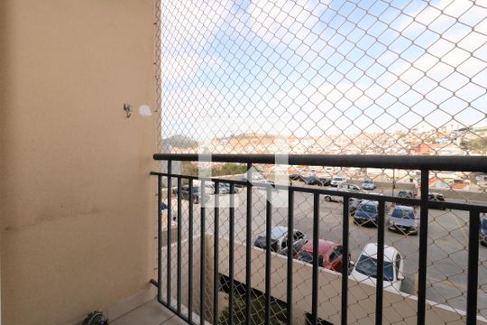 Sacada da Sala de apartamento à venda com 3 quartos, 59m² em Parque São Vicente, Mauá