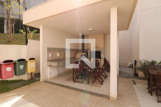 Área comum - Churrasqueira de apartamento à venda com 3 quartos, 59m² em Parque São Vicente, Mauá