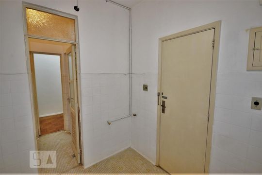 Cozinha de apartamento à venda com 2 quartos, 52m² em Humaitá, Rio de Janeiro