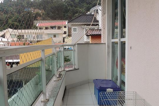 Varanda do Quarto  de casa de condomínio à venda com 4 quartos, 190m² em Anil, Rio de Janeiro