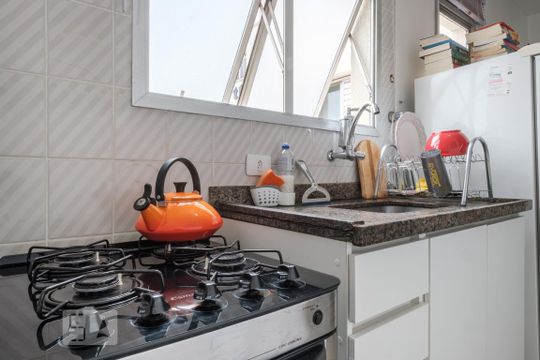 Cozinha Americana de apartamento para alugar com 1 quarto, 26m² em Campos Elíseos, São Paulo