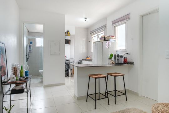 Sala de apartamento para alugar com 1 quarto, 26m² em Campos Elíseos, São Paulo