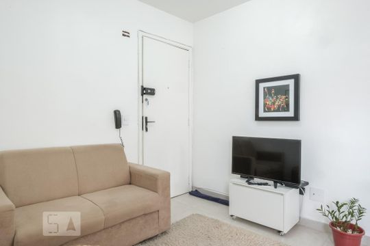 Sala de apartamento para alugar com 1 quarto, 26m² em Campos Elíseos, São Paulo