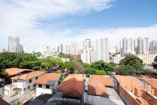 Varanda de kitnet/studio para alugar com 1 quarto, 25m² em Vila Mariana, São Paulo