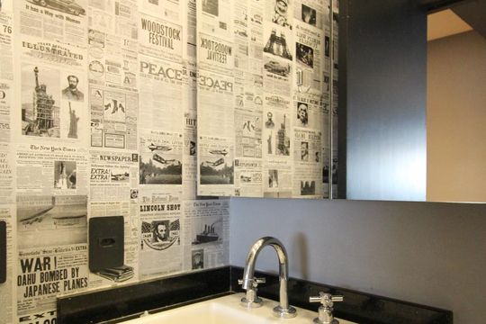 Banheiro de kitnet/studio para alugar com 1 quarto, 32m² em Vila Olímpia, São Paulo
