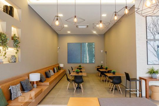 Área comum - Salão de festas de kitnet/studio à venda com 1 quarto, 28m² em Cerqueira César, São Paulo