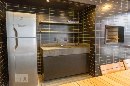 Área comum - Churrasqueira de kitnet/studio à venda com 1 quarto, 28m² em Cerqueira César, São Paulo