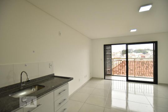 Sala - cozinha de kitnet/studio à venda com 1 quarto, 33m² em Vila Carrao, São Paulo