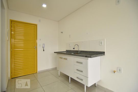 Sala - cozinha de kitnet/studio à venda com 1 quarto, 33m² em Vila Carrao, São Paulo