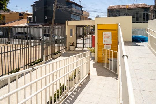 Hall de entrada de apartamento à venda com 2 quartos, 47m² em Areal (águas Claras), Brasília