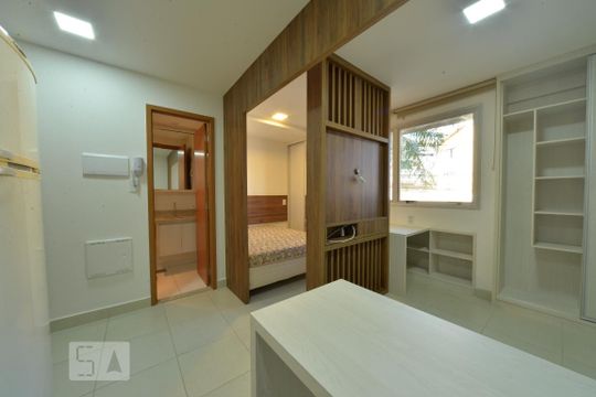 Sala de apartamento à venda com 1 quarto, 28m² em Setor de Habitações Individuais Norte, Brasília