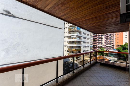 Varanda da Sala de apartamento à venda com 3 quartos, 150m² em Icaraí, Niterói