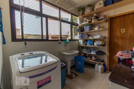 Área de Serviço de apartamento à venda com 3 quartos, 180m² em São Lucas, Belo Horizonte
