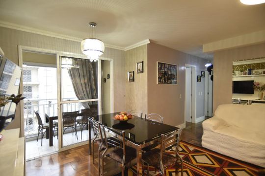 Sala de apartamento à venda com 3 quartos, 72m² em Vila Carrão, São Paulo